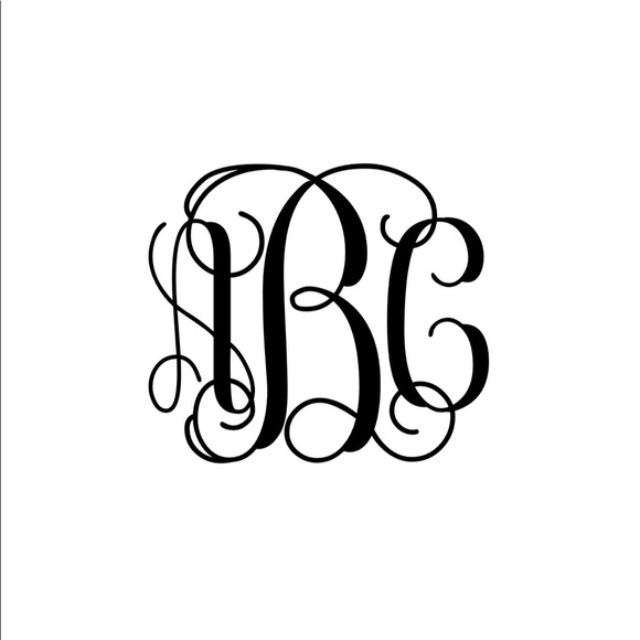 Vinyl sticker monograms - Picture 2 of 2